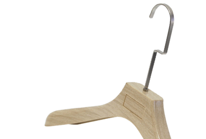Percha para pantalones con gancho de metal y madera de alta calidad